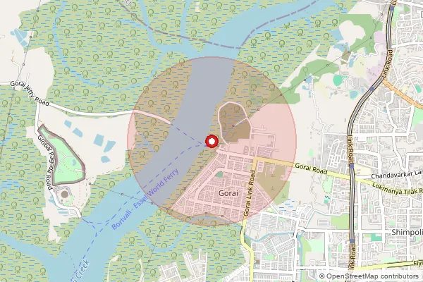 Map showing approximate area covered by Pincode 400104 — Bangur Nagar So, Mumbai Suburban