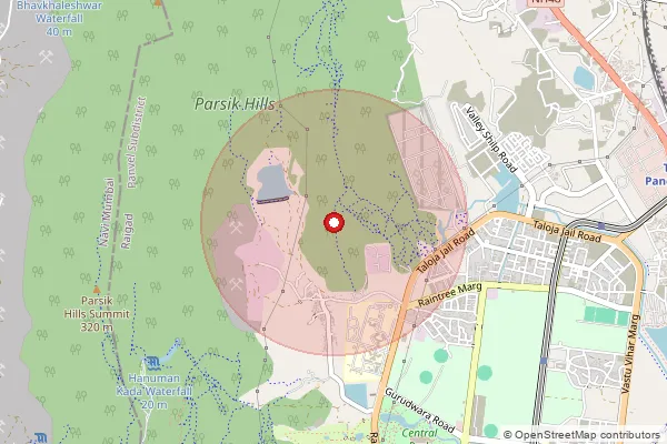 Map showing approximate area covered by Pincode 400614 — Belapur Node  V S.O, Thane