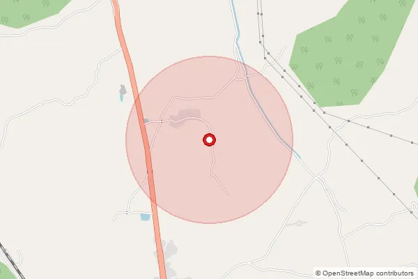 Map showing approximate area covered by Pincode 402103 — Nagaon Bo, Raigad