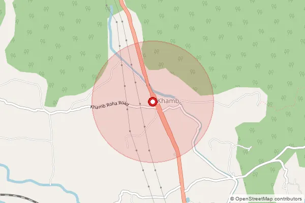 Map showing approximate area covered by Pincode 402304 — Devkanhe Bo, Raigad