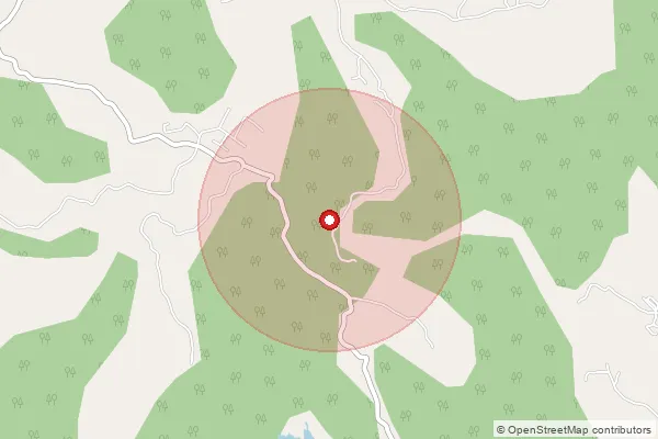 Map showing approximate area covered by Pincode 410205 — Mahagaon Bo, Raigad