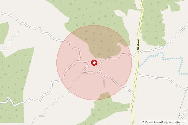 Map showing approximate area covered by Pincode 410508 — Dhamani S.O, Pune