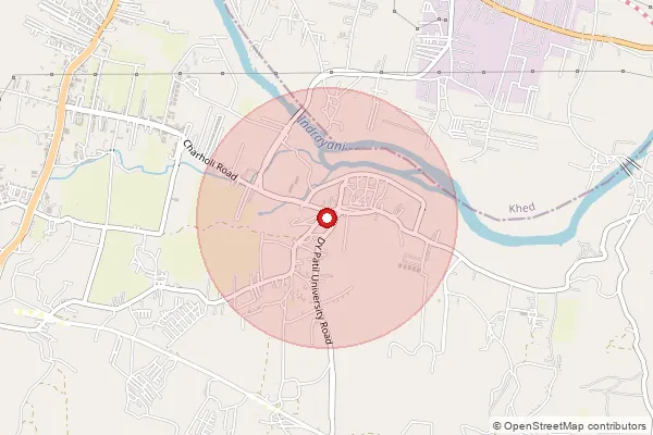 Map showing approximate area covered by Pincode 411081 — Charholi So, Pune