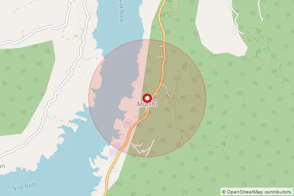 Map showing approximate area covered by Pincode 412108 — Bhadas B.O, Pune