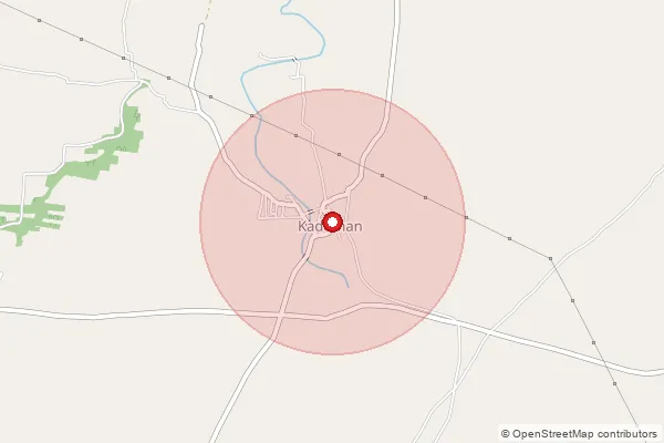 Map showing approximate area covered by Pincode 412215 — Varvand S.O, Pune