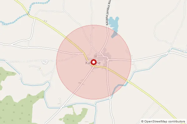 Map showing approximate area covered by Pincode 412218 — Amdabad B.O, Pune