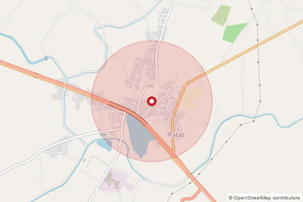 Map showing approximate area covered by Pincode 412219 — Roti B.O, Pune