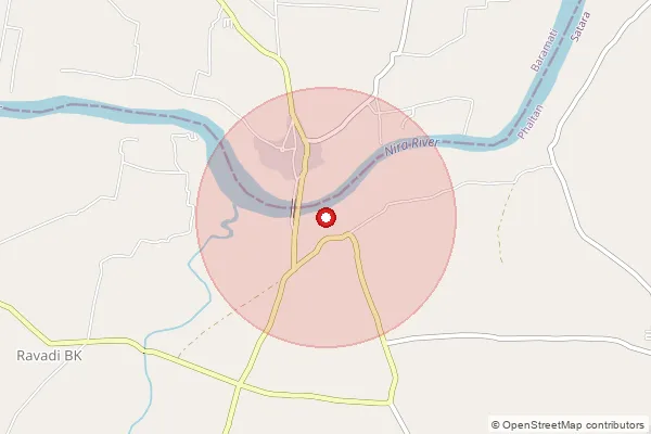 Map showing approximate area covered by Pincode 412306 — Karanje B.O, Pune