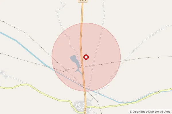 Map showing approximate area covered by Pincode 413105 — Kalas B.O, Pune