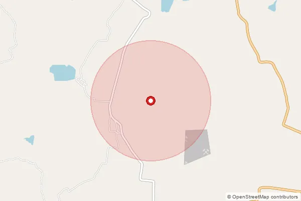 Map showing approximate area covered by Pincode 413110 — Mudhale B.O, Pune
