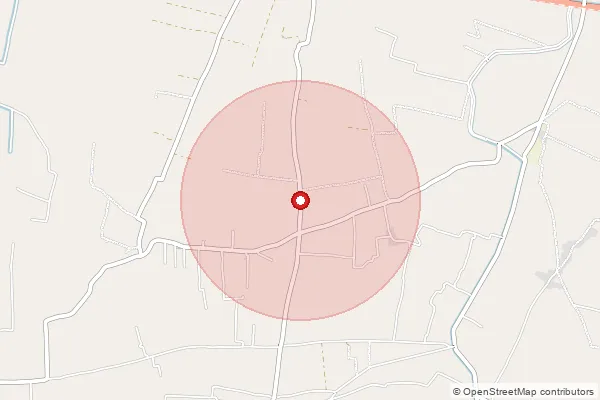 Map showing approximate area covered by Pincode 413114 — Kalamb B.O, Pune