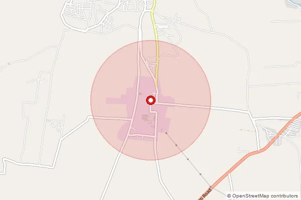 Map showing approximate area covered by Pincode 413116 — Shivnagar S.O, Pune