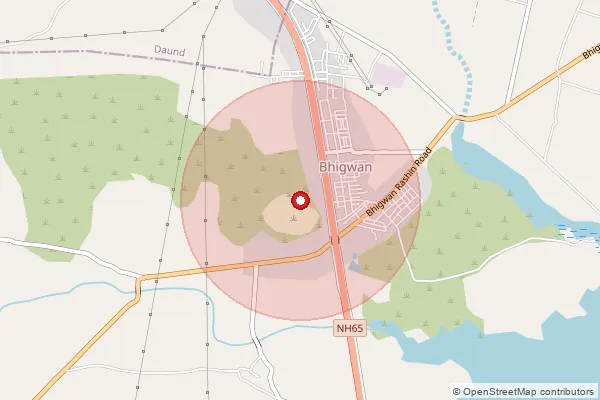 Map showing approximate area covered by Pincode 413130 — Chincholi B.O, Pune