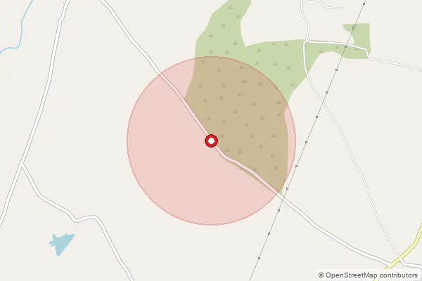 Map showing approximate area covered by Pincode 413209 — Darfal B.O, Solapur