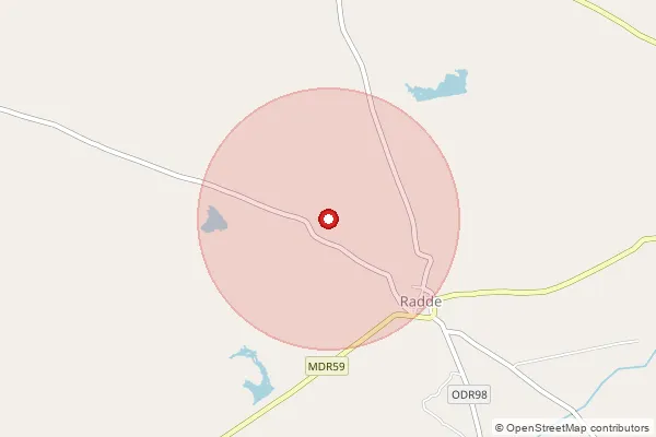 Map showing approximate area covered by Pincode 413322 — Bhosa (M) S.O, Solapur