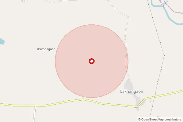 Map showing approximate area covered by Pincode 413404 — Pandhari B.O, Solapur