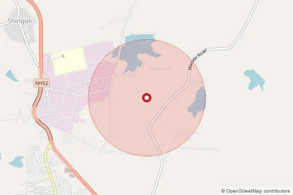 Map showing approximate area covered by Pincode 413503 — Kunthalgiri B.O, Osmanabad