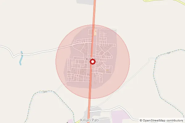 Map showing approximate area covered by Pincode 413516 — Chincholi Tapse B.O, Latur