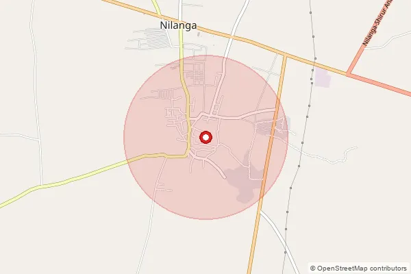 Map showing approximate area covered by Pincode 413522 — Sawari B.O, Latur