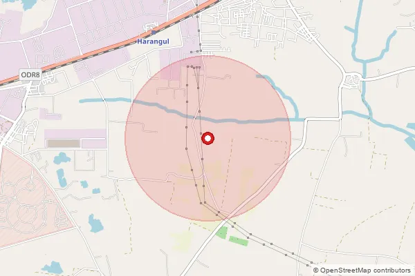 Map showing approximate area covered by Pincode 413531 — Babhalgaon B.O, Latur
