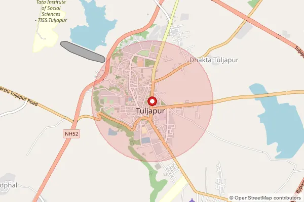 Map showing approximate area covered by Pincode 413603 — Katgaon B.O, Osmanabad