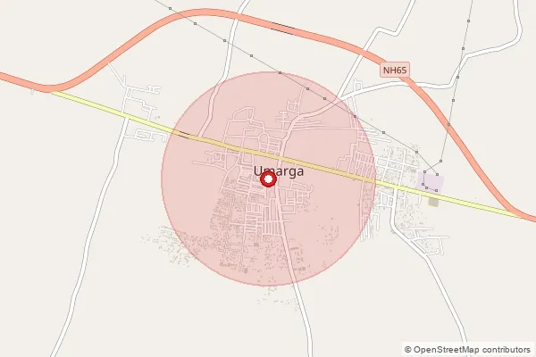 Map showing approximate area covered by Pincode 413605 — Chincholi Bhuyar B.O, Osmanabad