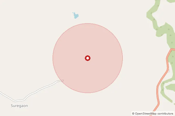 Map showing approximate area covered by Pincode 413703 — Ranjangaon B.O, Ahmednagar