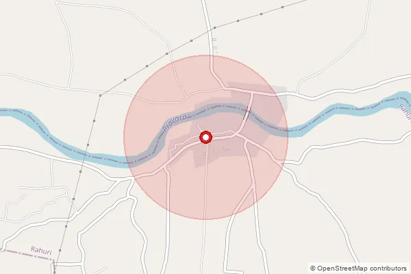 Map showing approximate area covered by Pincode 413711 — Songaon S.O, Ahmednagar