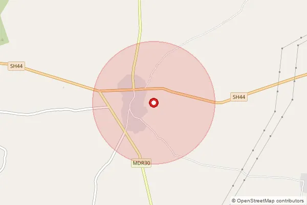 Map showing approximate area covered by Pincode 413714 — Nimgaon Jali B.O, Ahmednagar