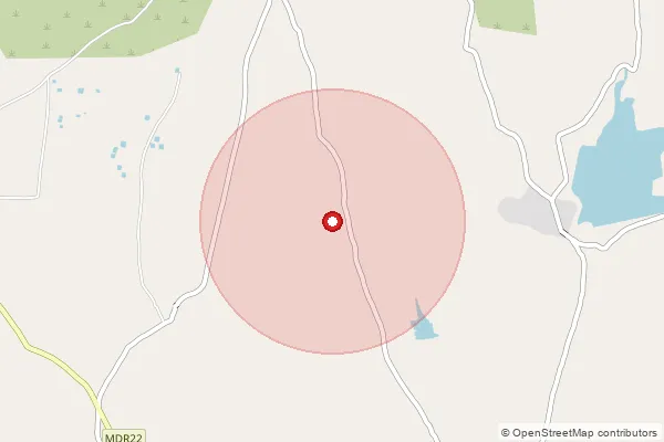 Map showing approximate area covered by Pincode 413728 — Ghotvi B.O, Ahmednagar