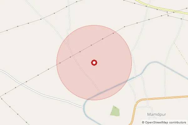 Map showing approximate area covered by Pincode 413737 — Rajuri B.O, Ahmednagar