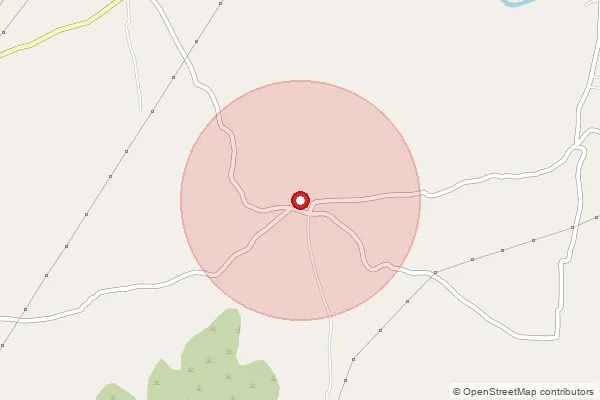 Map showing approximate area covered by Pincode 413738 — Panodi B.O, Ahmednagar