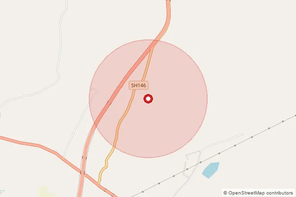 Map showing approximate area covered by Pincode 414006 — Baburdi Ghumat B.O, Ahmednagar