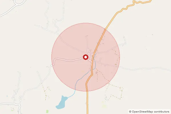 Map showing approximate area covered by Pincode 414302 — Loni Haveli B.O, Ahmednagar