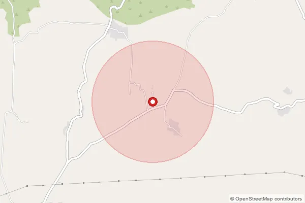 Map showing approximate area covered by Pincode 414306 — Vadner Bk B.O, Ahmednagar