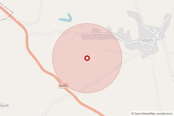 Map showing approximate area covered by Pincode 414402 — Alsunde B.O, Ahmednagar