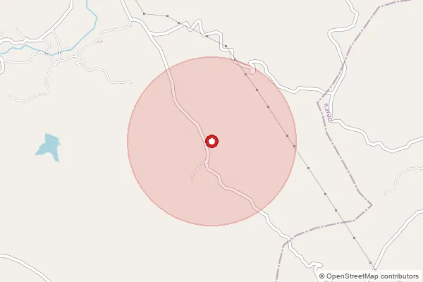 Map showing approximate area covered by Pincode 415112 — Banpuri B.O, Satara