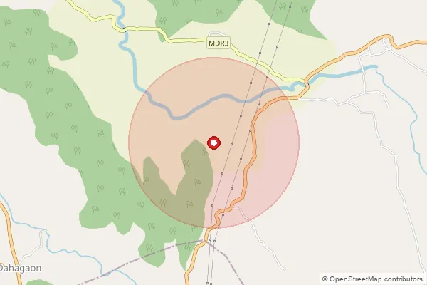 Map showing approximate area covered by Pincode 415202 — Pimploli B.O, Ratnagiri