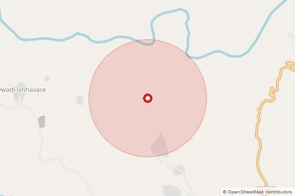 Map showing approximate area covered by Pincode 415203 — Dhutroli B.O, Ratnagiri