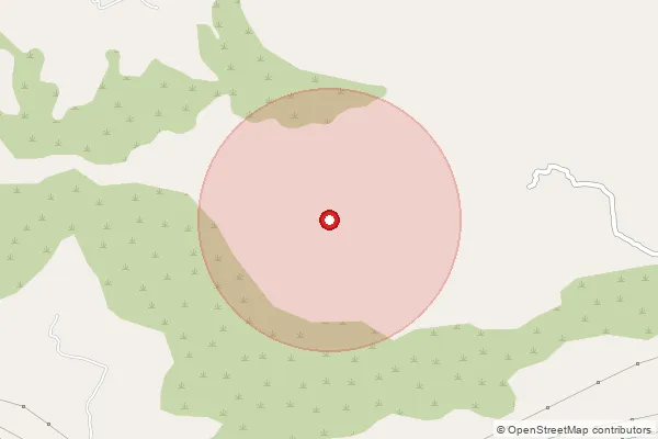 Map showing approximate area covered by Pincode 415205 — Adul B.O, Satara