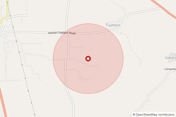 Map showing approximate area covered by Pincode 415403 — Itkare B.O, Sangli