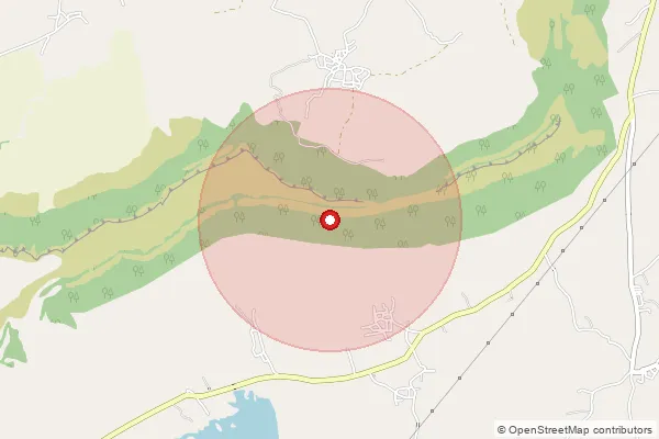 Map showing approximate area covered by Pincode 415505 — Bhurkawadi B.O, Satara