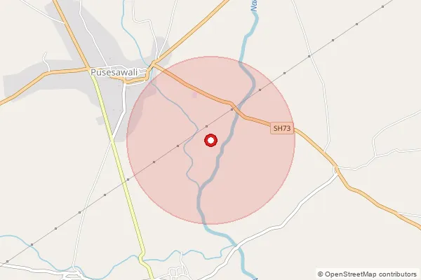 Map showing approximate area covered by Pincode 415512 — Vadgaon J.S B.O, Satara