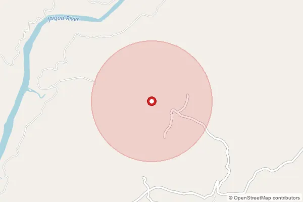 Map showing approximate area covered by Pincode 415608 — Aravali B.O, Ratnagiri