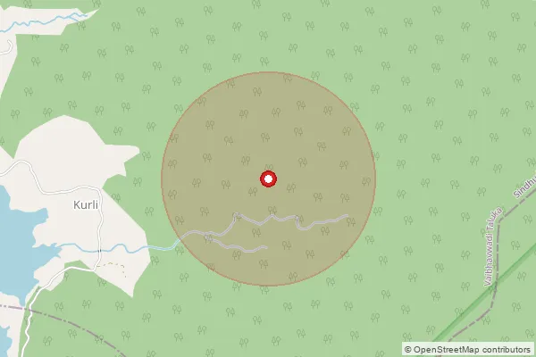 Map showing approximate area covered by Pincode 415611 — Golavali B.O, Ratnagiri