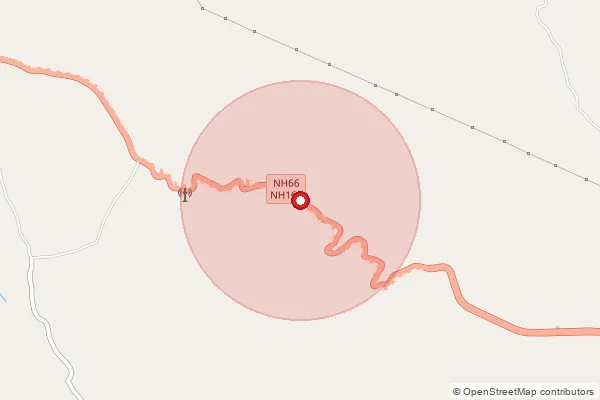 Map showing approximate area covered by Pincode 415619 — Kapad Gaon B.O, Ratnagiri