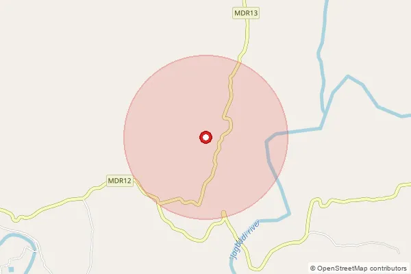 Map showing approximate area covered by Pincode 415621 — Nilavane B.O, Ratnagiri