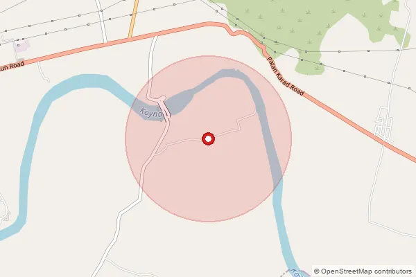 Map showing approximate area covered by Pincode 415637 — Talekante B.O, Ratnagiri