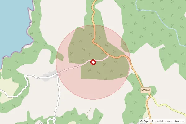 Map showing approximate area covered by Pincode 415705 — Adur S.O (Ratnagiri), Ratnagiri