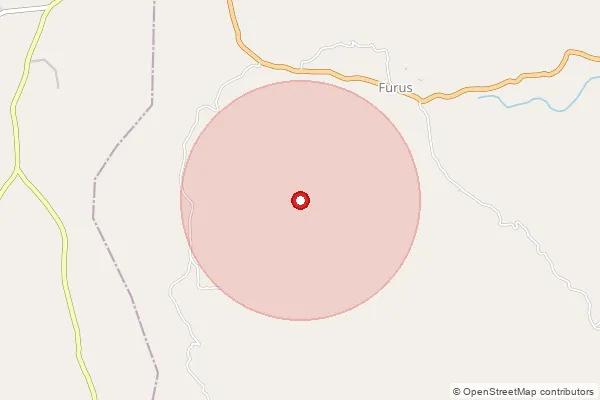 Map showing approximate area covered by Pincode 415710 — Furus S.O, Ratnagiri